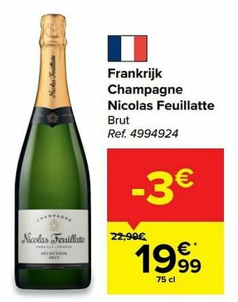 Frankrijk champagne nicolas feuillatte brut