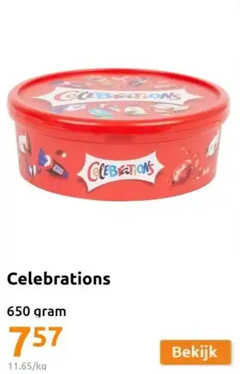 Action Celebrations aanbieding