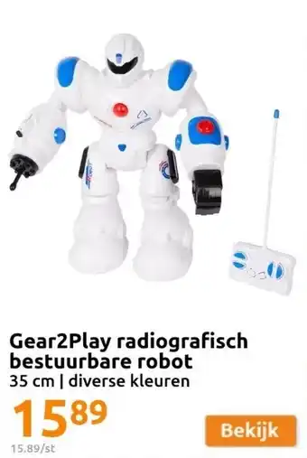 Gear2play radiografisch bestuurbare robot