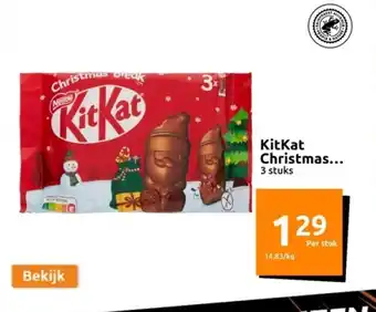Action Kitkat christmas break aanbieding