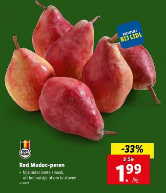 Lidl Red Modoc-peren aanbieding
