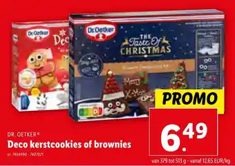 DR. OETKER Deco kerstcookies of brownies