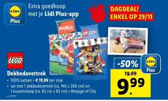 Lidl Dekbedovertrek aanbieding