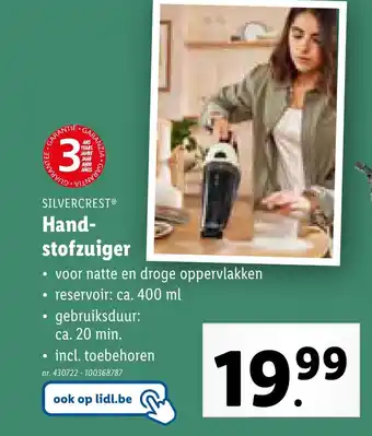 Lidl Handstofzuiger aanbieding