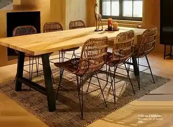 Casa A set van 2 tafelpoten aanbieding