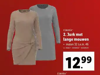 Jurk met lange mouwen