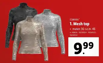 Lidl Mesh top aanbieding