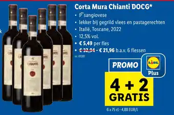 Lidl Corta Mura Chianti DOCG aanbieding