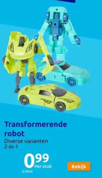 Action Transformerende robot aanbieding