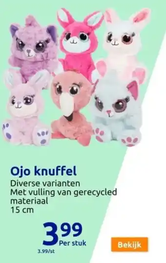 Action Ojo knuffel aanbieding