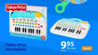 Action Fisher-Price dierenpiano aanbieding