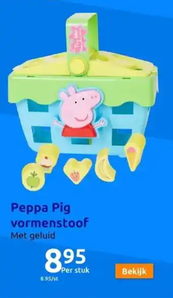 Action Peppa Pig vormenstoof aanbieding