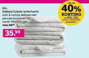 Leen Bakker Dekbed cybele lente-herfst aanbieding