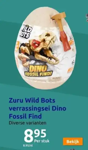Zuru Wild Bots verrassingsei Dino Fossil Find