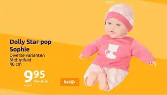 Action Dolly Star pop Sophie aanbieding
