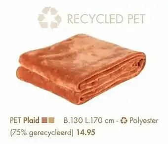 Casa Pet plaid aanbieding