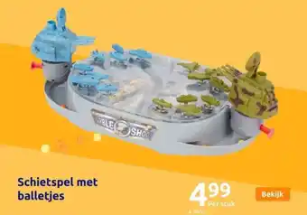 Schietspel met balletjes