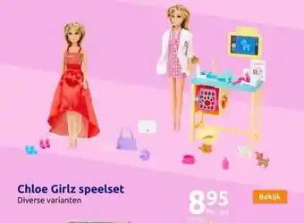 Action Chloe Girlz speelset aanbieding
