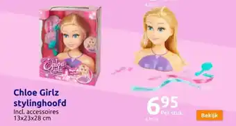 Action Chloe Girlz stylinghoofd aanbieding