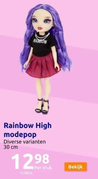 Action Rainbow High modepop aanbieding