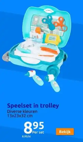 Action Speelset in trolley aanbieding