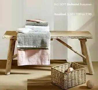Bio soft badtextiel biokatoen handdoek