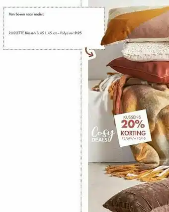 Casa Russette kussen aanbieding