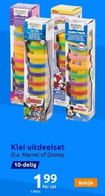 Action Klei uitdeelset aanbieding