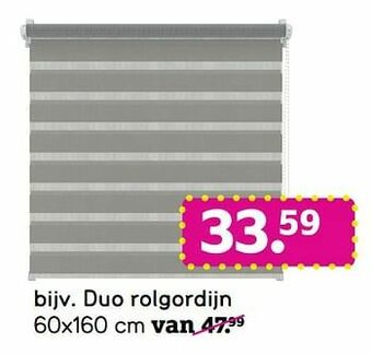 Leen Bakker Duo rolgordijn aanbieding