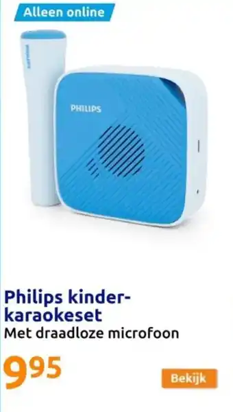 Action Philips kinder-karaokeset aanbieding
