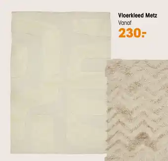 Kwantum Vloerkleed Metz aanbieding