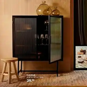 Casa Teak kruk aanbieding