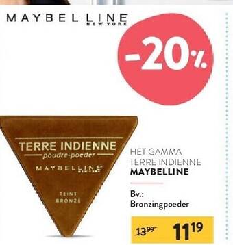 Di Maybelline aanbieding