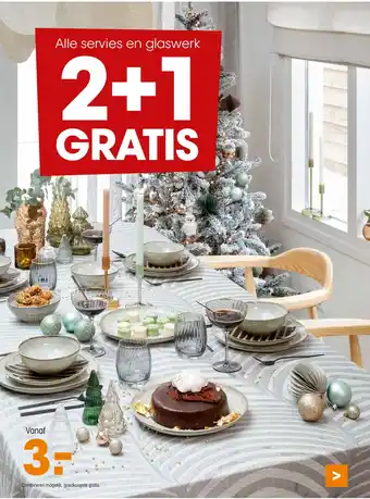 Kwantum Servies en glaswerk aanbieding