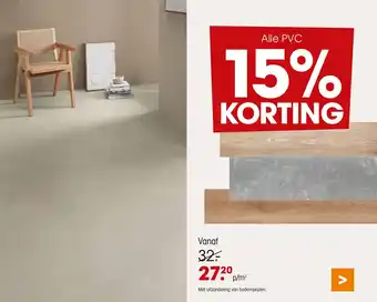 Kwantum PVC aanbieding