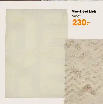 Kwantum Vloerkleed Metz aanbieding