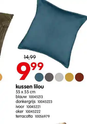 Yess Kussen lilou aanbieding