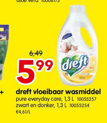 Yess Dreft vloeibaar wasmiddel aanbieding