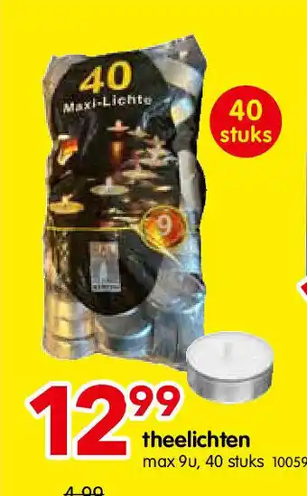 Yess Theelichten aanbieding