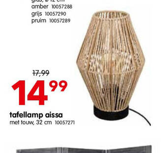 Yess Tafellamp aissa aanbieding