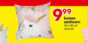 Yess Kussen eenhoorn aanbieding