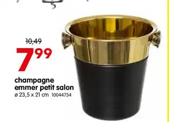 Yess Champagne emmer petit salon aanbieding