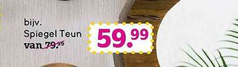 Leen Bakker Spiegel Teun aanbieding