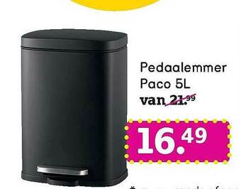 Leen Bakker Pedaalemmer Paco aanbieding