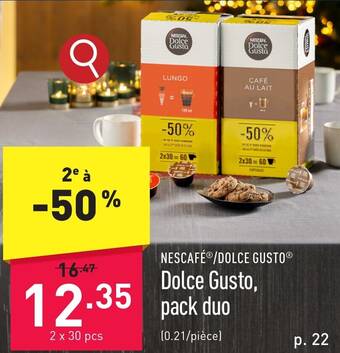 ALDI NESCAFÉ/DOLCE GUSTO aanbieding