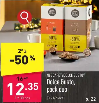 ALDI NESCAFÉ/DOLCE GUSTO aanbieding