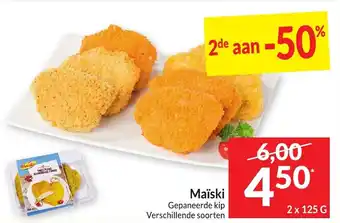 Intermarché Maiski 2 x 125 g aanbieding