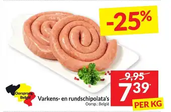 Intermarché Varkens- en rundschipolata's aanbieding