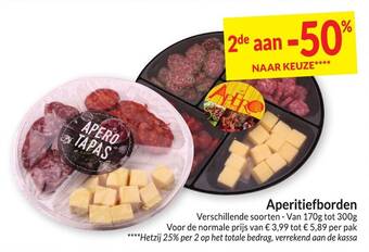 Intermarché Aperitiefborden aanbieding