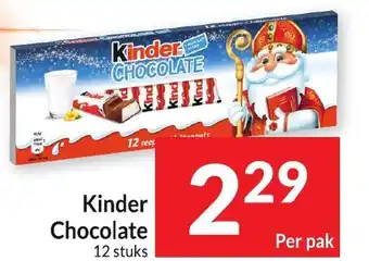 Intermarché Kinder Chocolate 12 stuks aanbieding